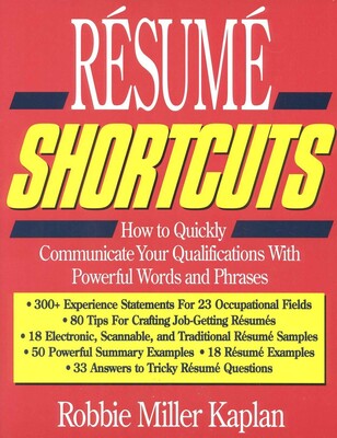 Resume Shortcuts Resume Shortcuts