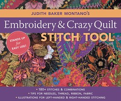 Judith Baker Montano's Embroidery & Crazy Quilt Stitch Tool Judith Baker Montano's Embroidery & Crazy Quilt Stitch Tool