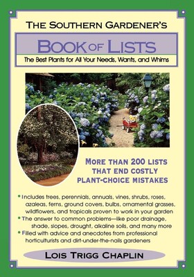 The Southern Gardener's Book Of Lists The Southern Gardener's Book Of Lists