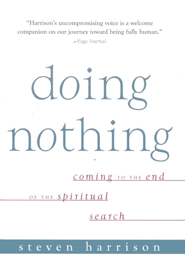 Doing Nothing