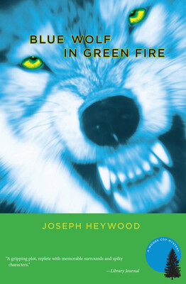 Blue Wolf In Green Fire Blue Wolf In Green Fire