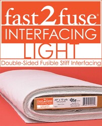 fast2fuse LIGHT Interfacing Bolt, 20" x 10 yards fast2fuse LIGHT Interfacing Bolt, 20" x 10 yards
