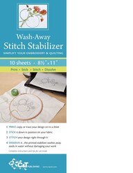 Wash-Away Stitch Stabilizer Wash-Away Stitch Stabilizer
