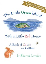 The Little Green Island with a Little Red House The Little Green Island with a Little Red House