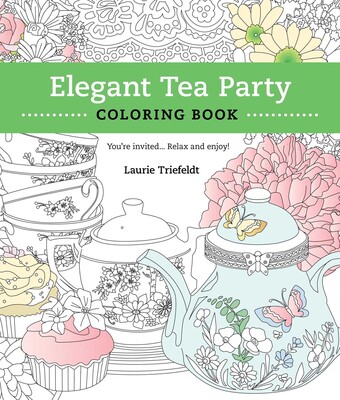 Elegant Tea Party Coloring Book Elegant Tea Party Coloring Book