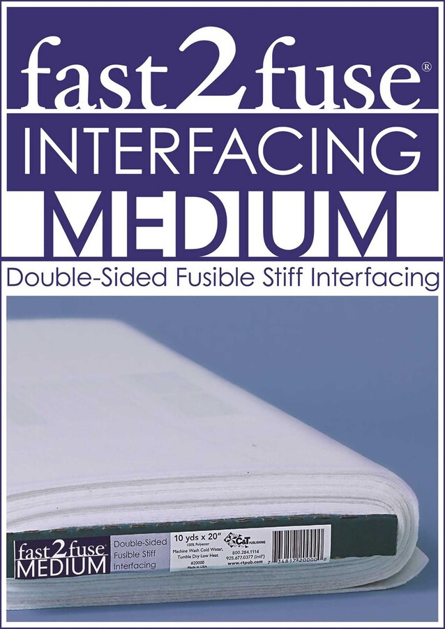 fast2fuse MEDIUM Interfacing Bolt, 20" x 10 yards"