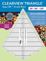 Clearview Triangle Super 60 Acrylic Ruler Clearview Triangle Super 60 Acrylic Ruler