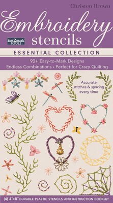Embroidery Stencils Essential Collection Embroidery Stencils Essential Collection