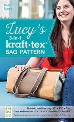 Lucy's 3-in-1 kraft-tex Bag Pattern Lucy's 3-in-1 kraft-tex Bag Pattern