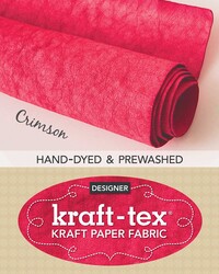 kraft-tex Roll Crimson Hand-Dyed & Prewashed kraft-tex Roll Crimson Hand-Dyed & Prewashed