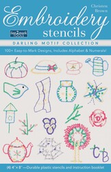 Embroidery Stencils Darling Motif Collection Embroidery Stencils Darling Motif Collection