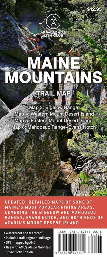 AMC Maine Mountains Trail Maps 3–6