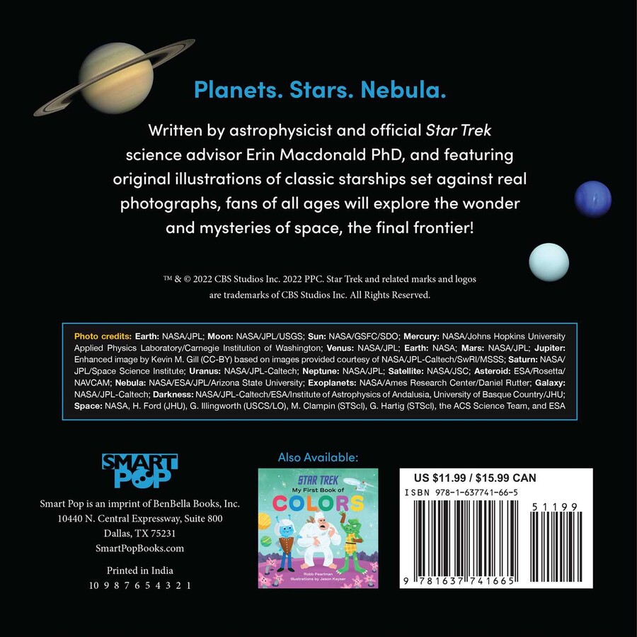 Star Trek: My First Book of Space