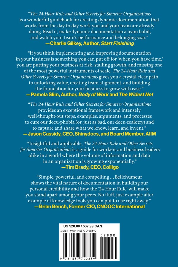 24-Hour Rule and Other Secrets for Smarter Organizations