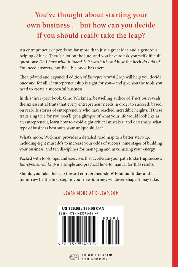 Entrepreneurial Leap, Updated and Expanded Edition