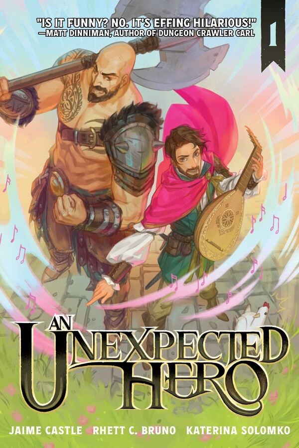 An Unexpected Hero (Light Novel) Vol. 1 Book by Rhett C. Bruno, Jaime