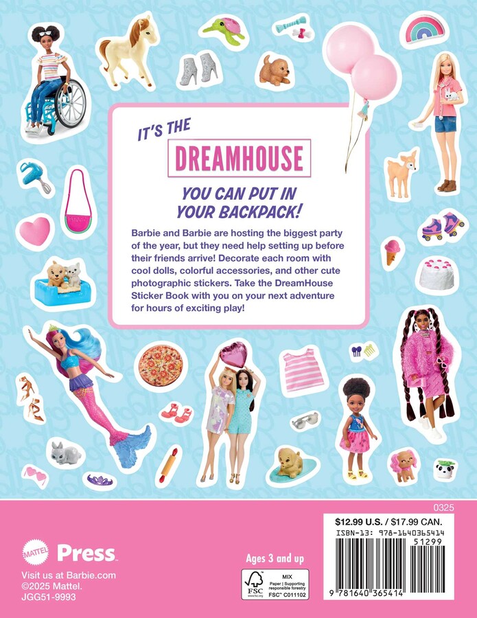Barbie: DreamHouse Sticker Book
