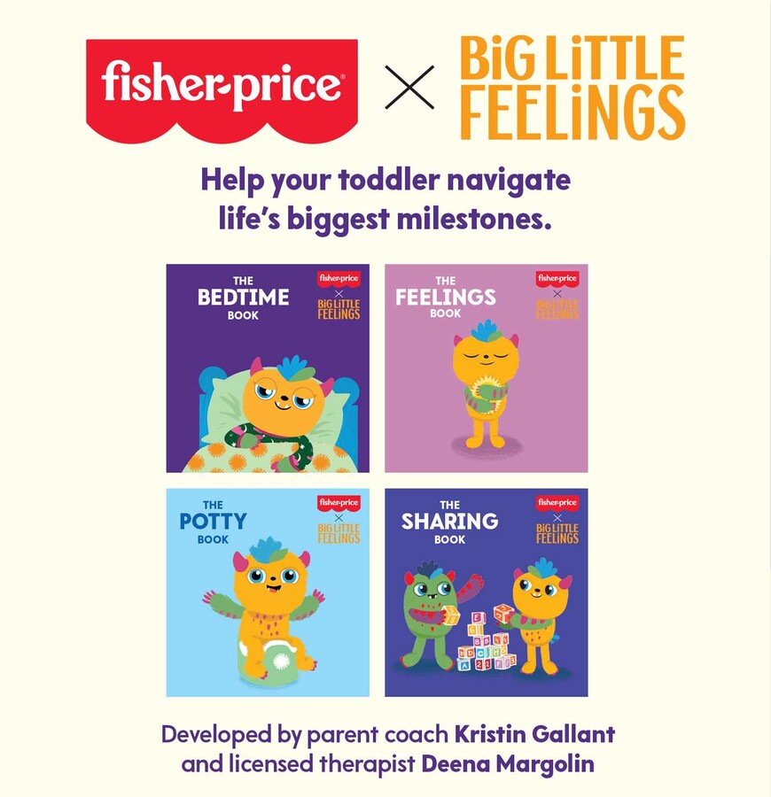 Fisher-Price X Big Little Feelings: Big Moments (4-Book Set)