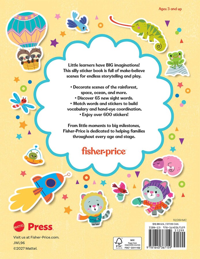 Fisher-Price: Let's Play Sticker Book