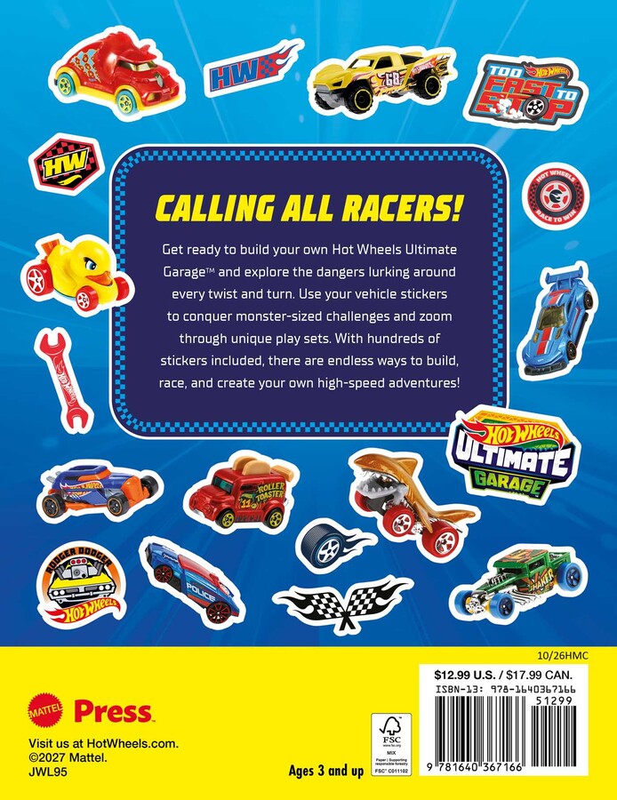 Hot Wheels:  Ultimate Garage Sticker Book