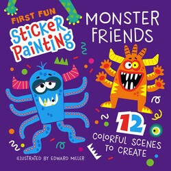 First Fun Sticker Painting: Monster Friends First Fun Sticker Painting: Monster Friends