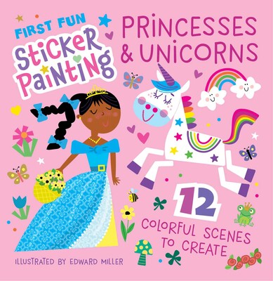First Fun Sticker Painting: Princesses & Unicorns First Fun Sticker Painting: Princesses & Unicorns