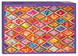 Kaffe Fassett's Diamond Quilt Jigsaw Puzzle for Adults Kaffe Fassett's Diamond Quilt Jigsaw Puzzle for Adults