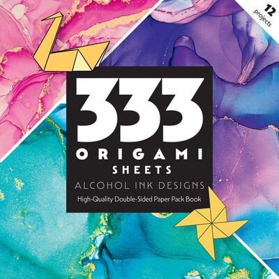 333 Origami Sheets Alcohol Ink Designs 333 Origami Sheets Alcohol Ink Designs