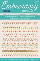 Embroidery Stencils, Crazy Quilt Seam Design Collection Embroidery Stencils, Crazy Quilt Seam Design Collection