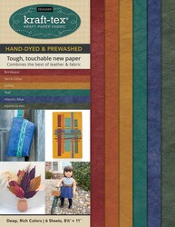 kraft-tex Designer Sampler 6 Deep, Rich Colors Hand-Dyed & Prewashed kraft-tex Designer Sampler 6 Deep, Rich Colors Hand-Dyed & Prewashed