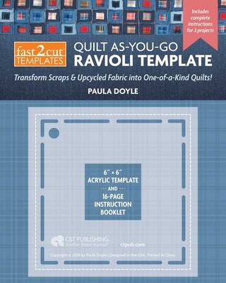 fast2cut (R) Quilt As-You-Go Ravioli Template fast2cut (R) Quilt As-You-Go Ravioli Template