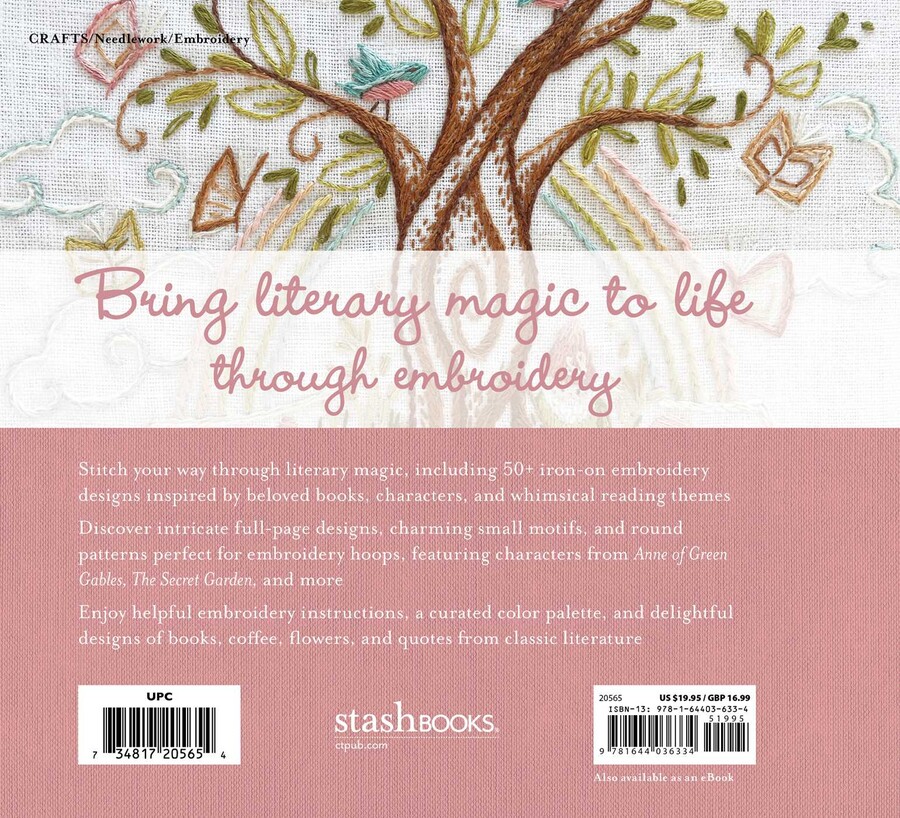 Book Lover's Embroidery