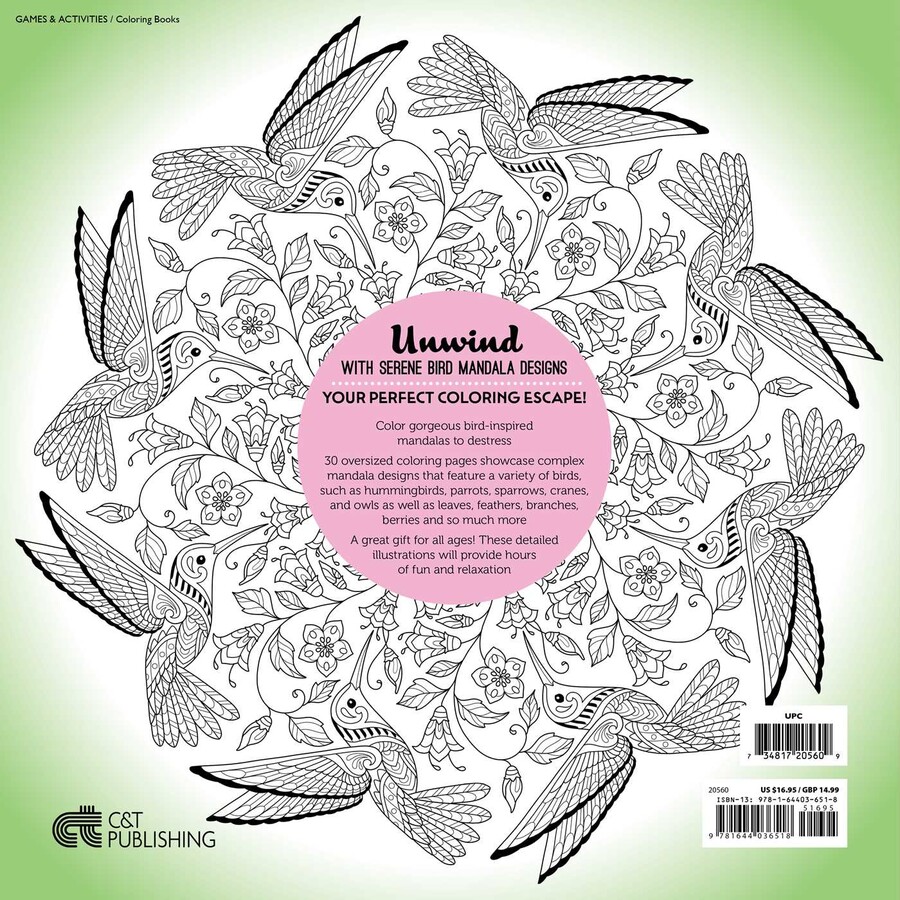 My Bird Mandala Coloring Book