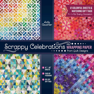 Scrappy Celebrations Wrapping Paper from Quilt Designs Scrappy Celebrations Wrapping Paper from Quilt Designs