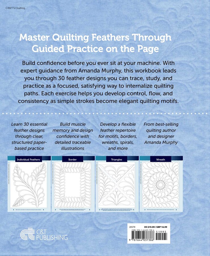 Amanda Murphy's Free-Motion Feathers Quilting Workbook