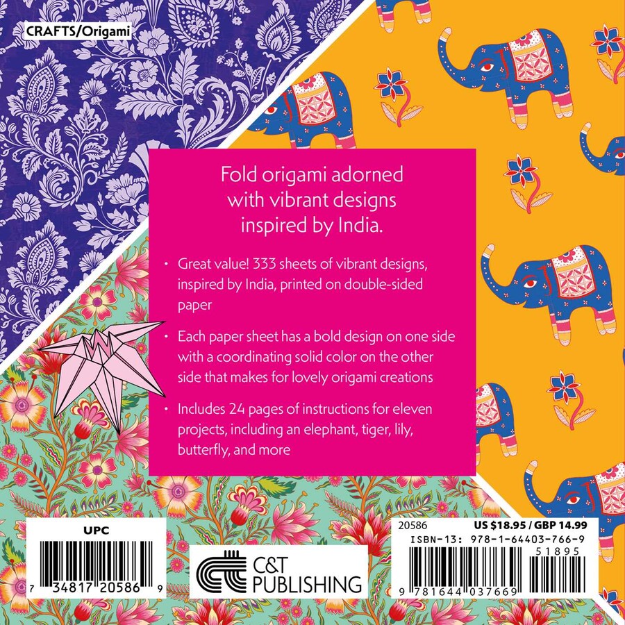 333 Origami Sheets Enchanting India Designs