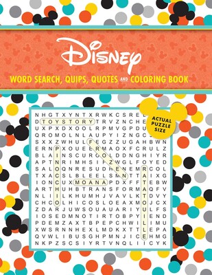 Disney Word Search, Quips, Quotes and Coloring Book Disney Word Search, Quips, Quotes and Coloring Book