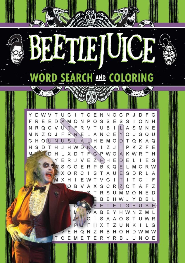 Beetlejuice Word Search and Coloring | Book by Editors of Thunder Bay Press | Official Publisher ...