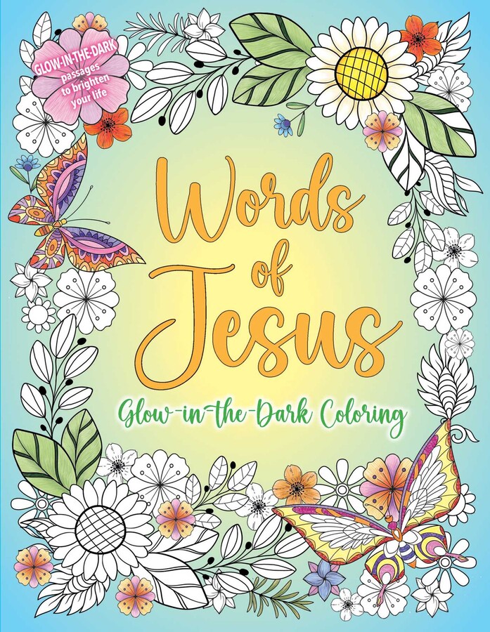 Words of Jesus Glow-in-the-Dark Coloring