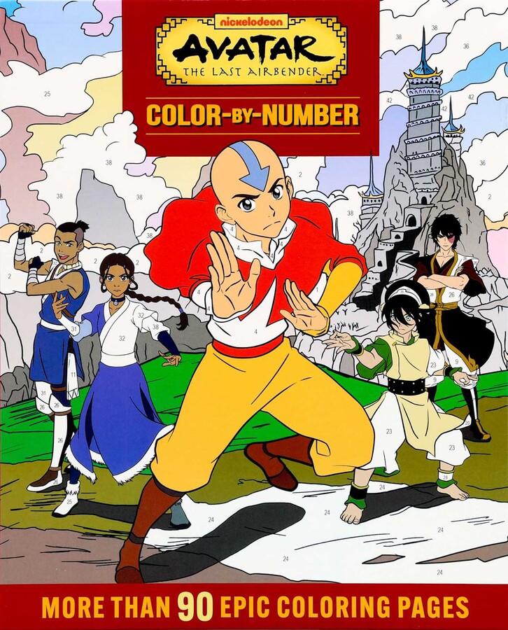 Avatar The Last Airbender Color-By-Number