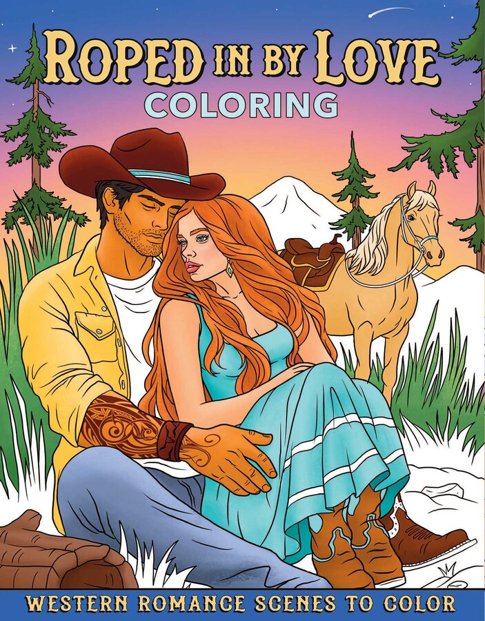 Roped in by Love Coloring