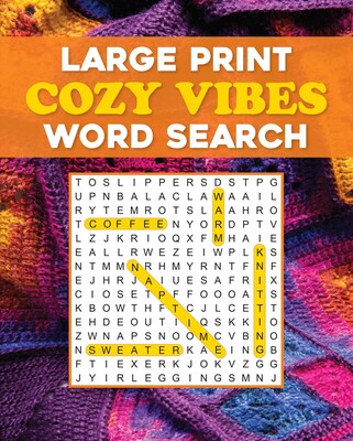 Large Print Cozy Vibes Word Search Large Print Cozy Vibes Word Search