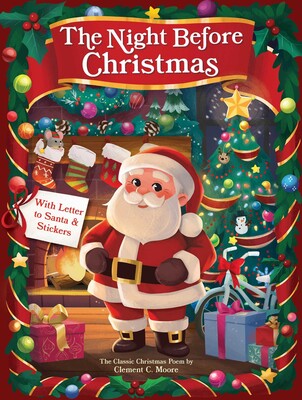 Night Before Christmas with Letter to Santa and Stickers