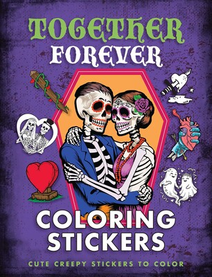 Together Forever Coloring Stickers Together Forever Coloring Stickers