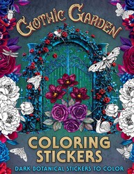 Gothic Garden Coloring Stickers