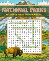 National Parks Word Search and Coloring