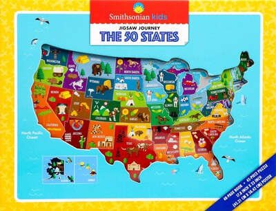 Smithsonian Kids Jigsaw Journeys: The 50 States