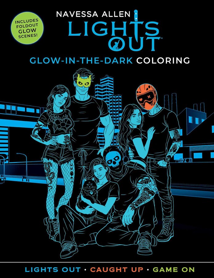 Navessa Allen Lights Out Glow-in-the-Dark Coloring