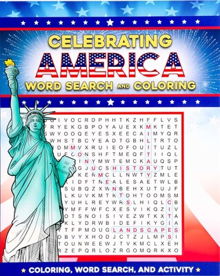 Celebrating America Word Search and Coloring