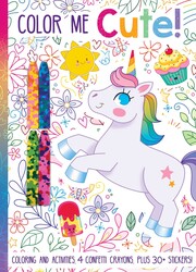 Color Me Cute! With Confetti Crayons and Stickers Color Me Cute! With Confetti Crayons and Stickers